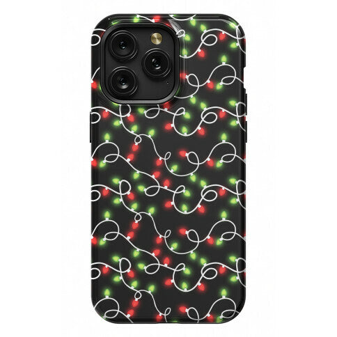 Christmas Lights Pattern Phone Case